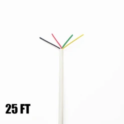 25 Ft. Roll Of 22 Ga. 4 Conductor Solid Wire