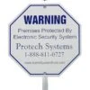 Alarm System Warning Yard Sign -Alarm System Shop alarm system warning yard sign 795041