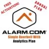 Alarm.com Single Doorbell Video Service With Analytics (Annual Plan) -Alarm System Shop alarmcom single doorbell video service with analytics annual plan 711191