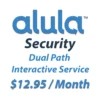 Alula Security Dual Path Interactive Service: $12.50 A Month, Billed Annually -Alarm System Shop alula security dual path interactive service 1250 a month billed annually 229015