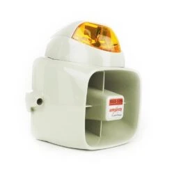 POT-SSX52SA Indoor/Outdoor 15W Siren With Amber Strobe
