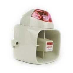 POT-SSX52SR Indoor/Outdoor 15W Siren With Red Strobe