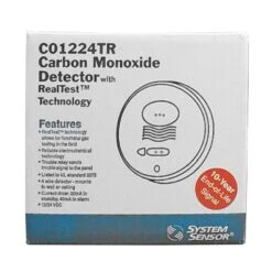 System Sensor CO1224TR Carbon Monoxide Detector -Alarm System Shop system sensor co1224tr carbon monoxide detector 183048