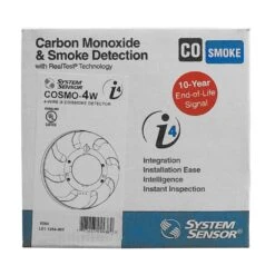System Sensor COSMO-4W 4 Wire Smoke CO Detector Combo -Alarm System Shop system sensor cosmo 4w 4 wire smoke co detector combo 855171