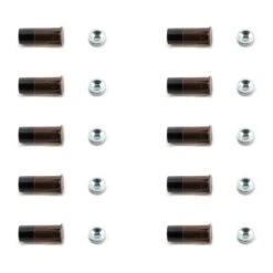 TANE STB38TCDMBR 3/8" Recessed Brown Contact 10 Pack
