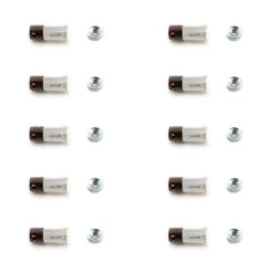 TANE STB38TCDMWH 3/8" Recessed White Contact 10 Pack